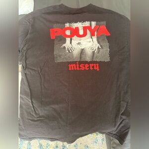 Pouya merch misery Black XL Graphic Tshirt